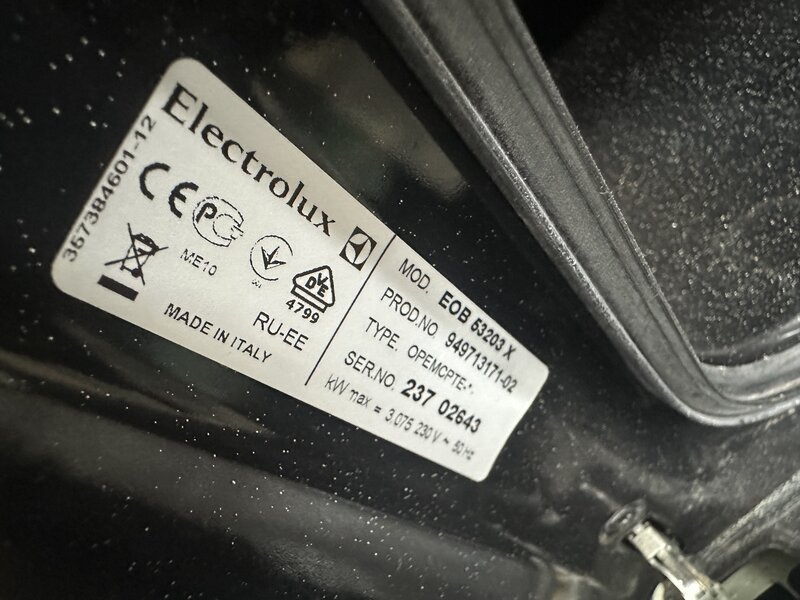 Cuptor Electrolux electric,